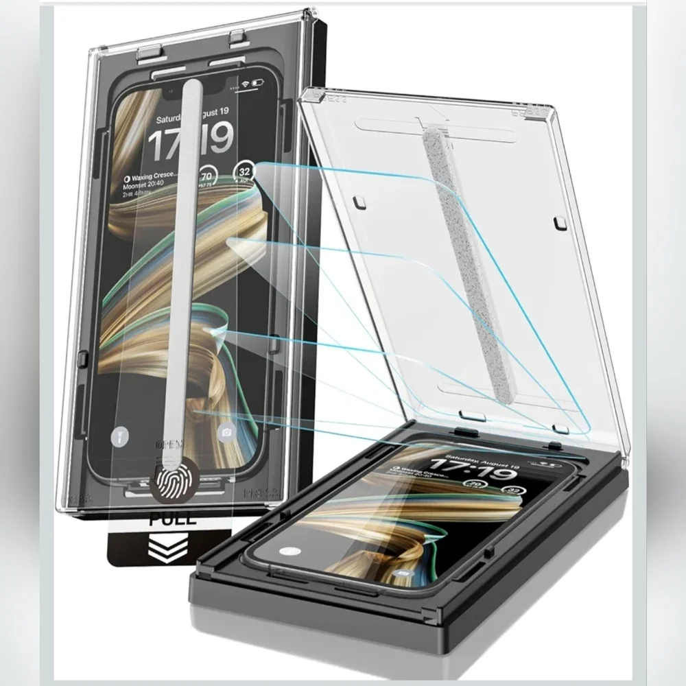 EZ-GLAZ Tempered Glass Screen Protector for iPhone 14 Plus/iPhone 13 Pro Max